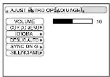 HITACHI CPX275W - Menu Opções - 1
