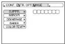 HITACHI CPX275W - Menu Image - 1