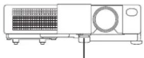 HITACHI CPX275W - Afstellen van de projectiehoek - 1