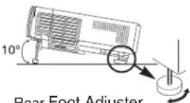HITACHI CPX275W - Angle Adjustment - 3