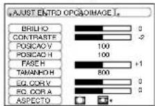 HITACHI CPX275W - Menu Ajust - 1