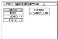 HITACHI CPX275W - Menu Immet - 1
