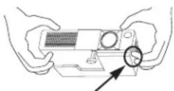 HITACHI CPX275W - Regolazione dell'angolazione - 2