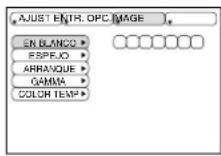 HITACHI CPX275W - Menú de imagen - 1
