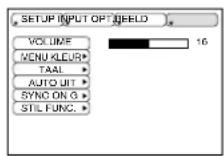 HITACHI CPX275W - "Options" menu - 1