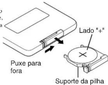 HITACHI CPX275W - Troca da pilha: - 1