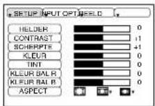 HITACHI CPX275W - "Setup" menu - 2