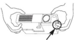 HITACHI CPX275W - Winkeleinstellung - 2