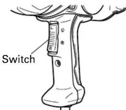 HITACHI WR 22SA - Operation of switch (Fig.3) - 1
