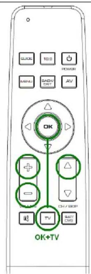 TITAN UR 1200 - Direct control code entry using the enclosed list - 1