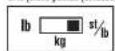 TANITA InnerScan UM073 - sl-1b (Slone-gounds (Unidae de Peso Britinica)) - 1