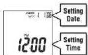 TANITA BF683W - SETTING (RESETTING) DATE AND TIME - 1