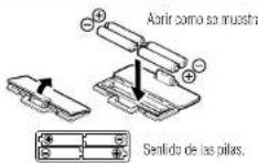 TANITA BF683W - Instalacion de las pilas - 1