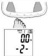 TANITA BF683W - TAKING WEIGHT AND BODY FAT READINGS - 1