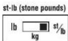 TANITA BF683W - SWITCHING THE WEIGHT MODE Note: For use only with ripples containing the weight mode switch - 3