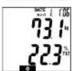 TANITA BF683W - REGISTRAZIONE DEI VALORI DEL PESO E DEL GRASSO CORPOREO - 2