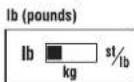 TANITA BF683W - SWITCHING THE WEIGHT MODE Note: For use only with ripples containing the weight mode switch - 1
