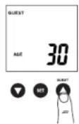 TANITA BF683W - GASTSTAND OPROGRAMMEREN - 1