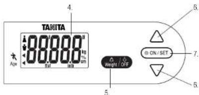 TANITA BF522 - Plateau de pesée - 2