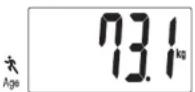 TANITA BF522 - CALCUL DU TAUX DE GRAISSE CORPORELLE - 5