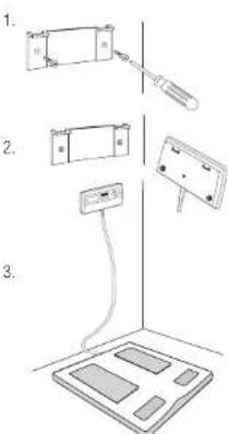 TANITA BF522 - INSTALLATION DER DISPLAY - 1