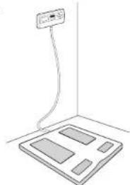 TANITA BF522 - INSTALLING THE DISPLAY BOX - 3