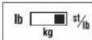 TANITA InnerScan BC558 - SWITCHING THE WEIGHT MODE - 3