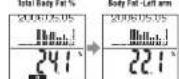 TANITA InnerScan BC558 - Get Your Readings: Auto Display Process - 2