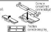 TANITA InnerScan BC550T - Insertion des piles - 1