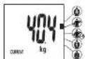 TANITA InnerScan BC540 - LECTURE DU POIDS UNIQUEMENT - 8