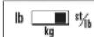 TANITA InnerScan BC540 - st-1b (Stone-pounds (Unidae de Peso Británica)) - 1