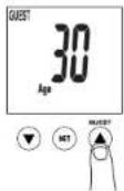 TANITA InnerScan BC533 - PROGRAMMATION DU MODE INVITÉ - 1