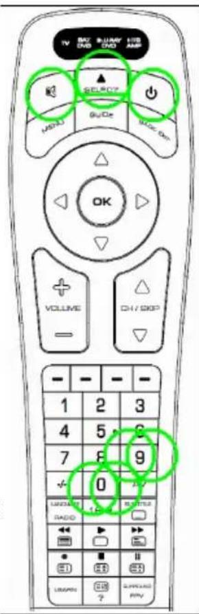 TITAN UR 2300 - Voorbeeld: Instellen van de afstands-bediening voor een Philips-televisietoestel: - 1