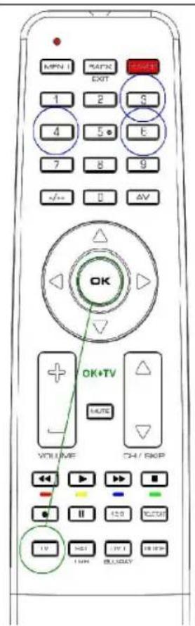 TITAN UR 1250 - Beispiel: Einstellung der Fernbedienung fur ein Panasonic-Fernsehgerat: - 1
