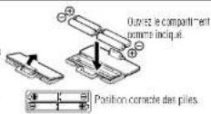 TANITA UM080 - Insertion des piles - 1