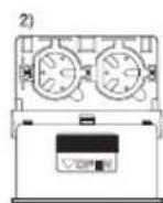 TANITA InnerScan BC583 - Inserting the Batteries - 2