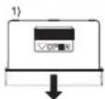 TANITA InnerScan BC583 - Insertion des piles - 1