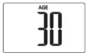 TANITA InnerScan BC583 - Confi guración de la edad - 1