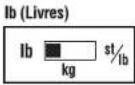 TANITA InnerScan BC553 - COMMUTATION DU MODE POIDS - 1