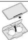 TANITA InnerScan BC551 - Insertion des piles - 1