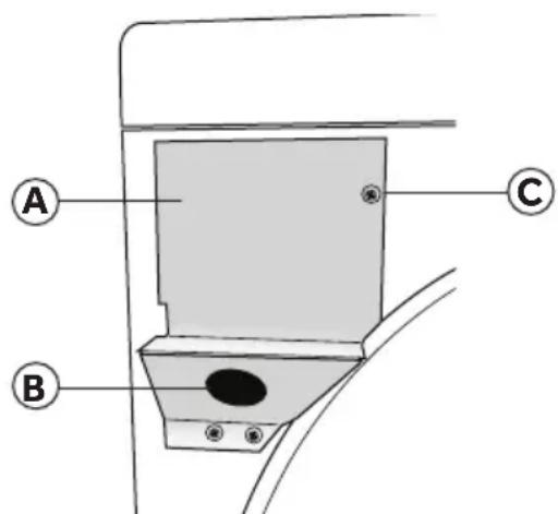 HAIER HLTD600ACW - PASO 2 - CONNECTE UN CABLE ELECTRICO A LA SECADORA (SECADE ORA ELECTRICA - SOLAMENTE PARA EE.UU.) - 1