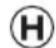HAIER HLTD600ACW - BOUTON START/PAUSE (MISE EN MARCHE/PAUSE) - 1