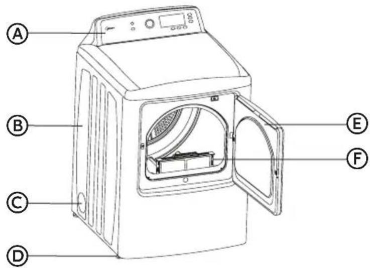 HAIER HLTD600ACW - PARTS AND FEATURES - 1