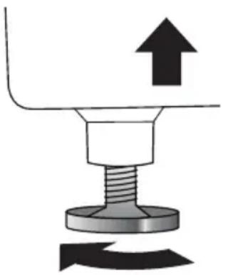 HAIER HLTD600ACW - ÉTAPE 4 - NIVELLEMENT DE LA SÉCHEUSE - 1