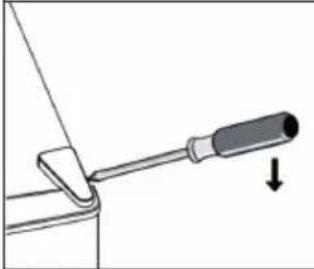 Klarstein 10032195 - Modification du sens d'ouverture de la porte - 1