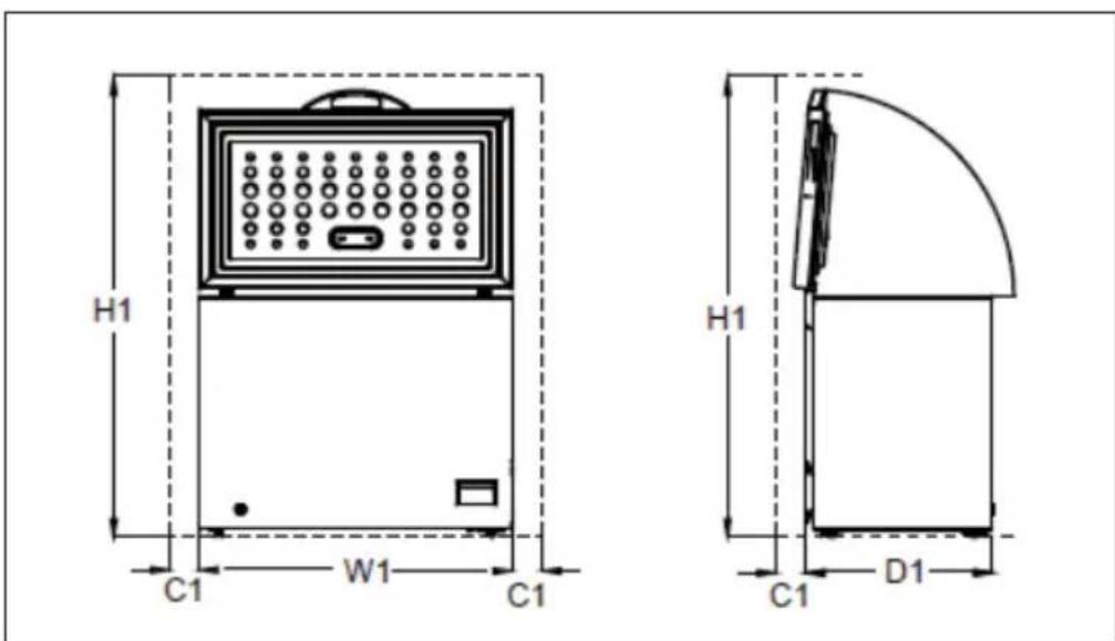 Klarstein 10029353 - Dimensioni - 1