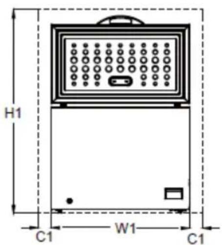Klarstein 10029353 - Dimensions - 1