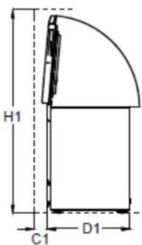 Klarstein 10029353 - Dimensions - 2