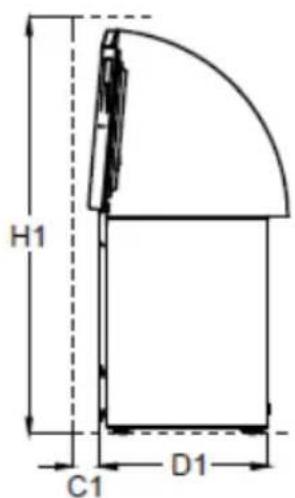 Klarstein 10029353 - Dimensions - 2