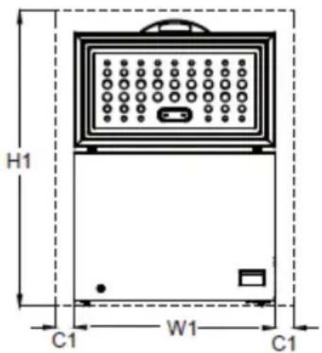 Klarstein 10029353 - Dimensiones - 1